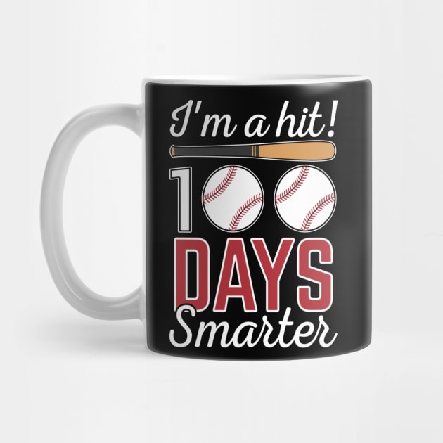 Cute 100 Days Smarter Baseball Sport Gift by HCMGift